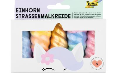 Folia Strassenkreide Einhorn