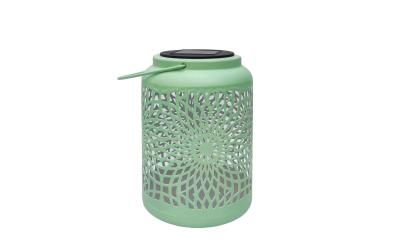 Dameco LED Solar Laterne Muster grün