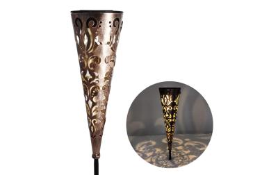 Dameco LED Solar Leuchte Wellen Bronze