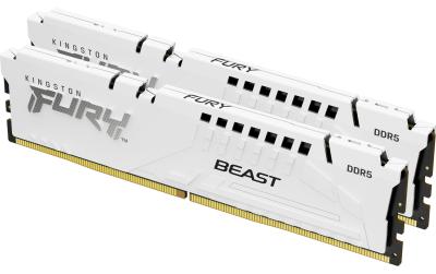 FURY Beast White DDR5 32GB 2-Kit 6000MT/s