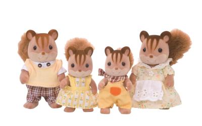 Walnuss Eichhörnchen Familie