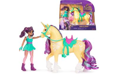 Unicorn Academy Ava & Leaf Puppe & Unicorn