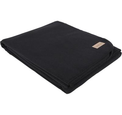Eskimo Decke Edelvelours 100x150cm, Schwarz