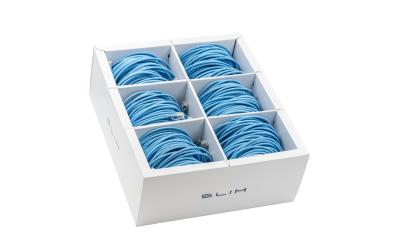 SLIM Patchkabel: 50cm, blau, 90-Pack