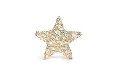 STT LED Dekoration Gold standing star