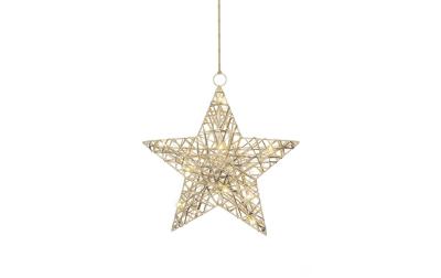 STT LED Dekoration Gold hanging star