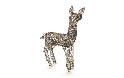 STT LED Rentier Wicker deer