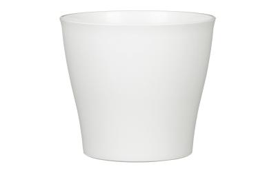 Scheurich Übertopf aus Kunststoff, Weiss