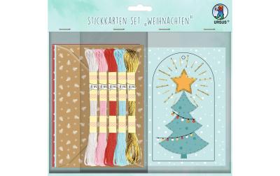 URSUS Stickkartenset Weihnachten