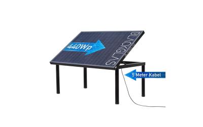 BLACKGLAS SolarTischECOnova 440W sw