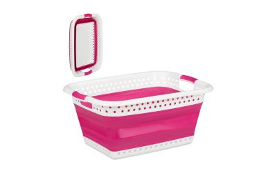 relaxdays Faltbarer Wäschekorb