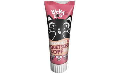 Lucky Lou Cat Snack Tube Quetschkopf