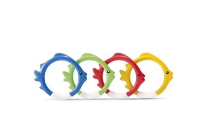 Underwater Fish Rings, 4 Colors