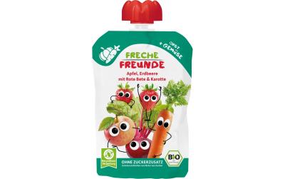 Freche Freunde Quetschie Apfel, Erdbeere,