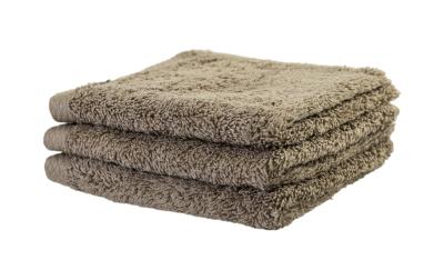 COCON Waschlappen 30x30 cm, taupe, 3 Stk.