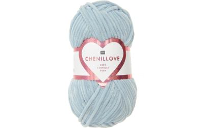 Rico Wolle Chenillove hellblau
