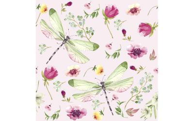 Paper + Design Servietten Summer Field pink