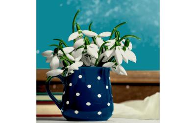 Paper + Design Servietten Blue Snowdrops