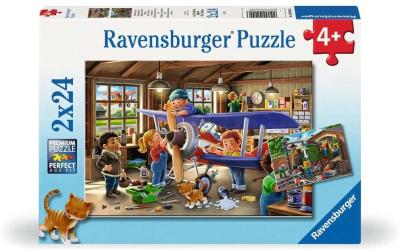 Puzzle Eisenbahn- und Flugzeugservice
