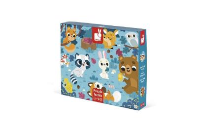 Puzzle Die Tiere im Wald