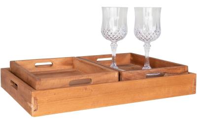 House Nordic Serviertablett Faro,3er Set