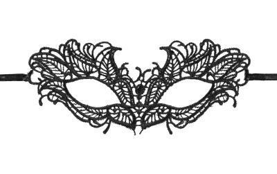Partydeco Maske aus Spitze Muster2