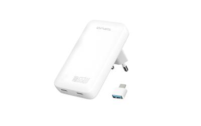 4smarts Ladegerät FlatPlug Slim Dual