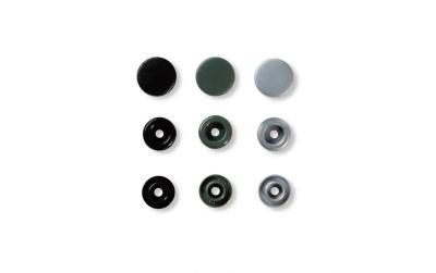 Prym Love Druckknopf Color Snaps, grau