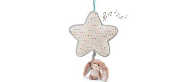 Spieluhr Stern mit Hase Fjella