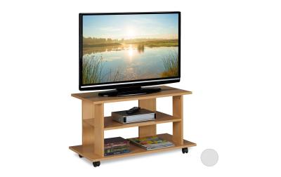 relaxdays TV Möbel mit Rollen