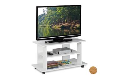 relaxdays TV Möbel mit Rollen
