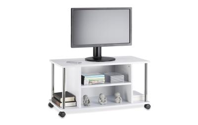 relaxdays TV Möbel mit Rollen