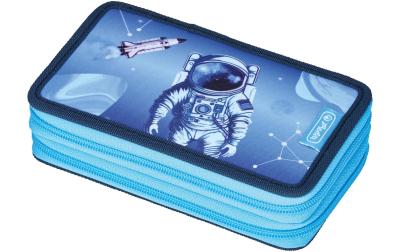 Herlitz Etui mit 2 Fächern, gefüllt