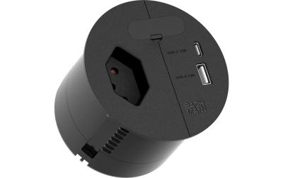 BM LOOP IN CHARGE A/C 22W, 2m, schwarz
