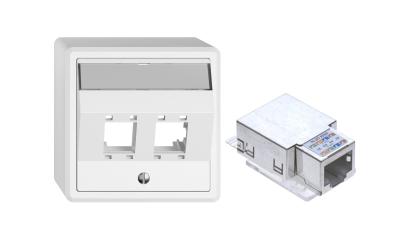 Feller EDIZIOliv AP-Netzwerkdose 2x RJ45