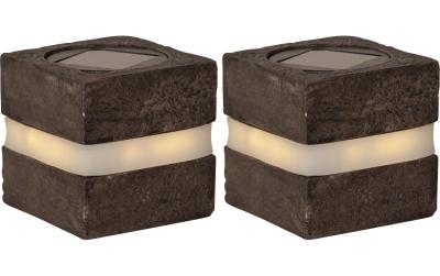 Star Trading Solar Decoration Stonecube