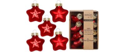 Inge Weihnachtskugel Stern Classic Chianti
