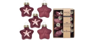 Inge Weihnachtskugel Stern Dusty Rose