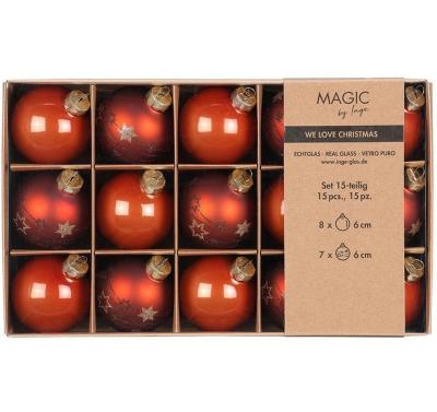 Inge Weihnachtskugel Warm Terracotta