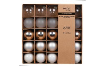 Inge Weihnachtskugel Frosty Silver Flow