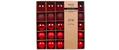 Inge Weihnachtskugel Merry Red Flow