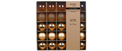 Inge Weihnachtskugel Brokatgold Flow