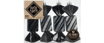 Inge Weihnachtskugel Bonbon, Shellac Black