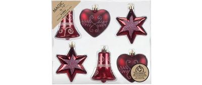 Inge Weihnachtskugel Formen, Bordeaux Red