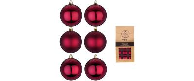 Inge Weihnachtskugel Bordeaux Red