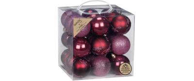 Inge Weihnachtskugeln Bordeaux Red