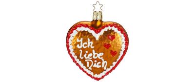 Inge Weihnachtskugel Lebkuchenherz