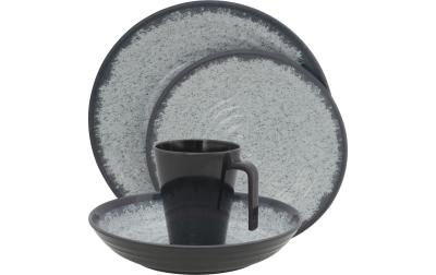 Geschirrset Rock Melamine 16-teilig