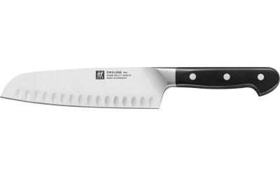 Zwilling Pro Santokumesser mit Kullen 180mm