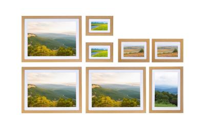 COCON Bilderrahmen Set à 8, natur